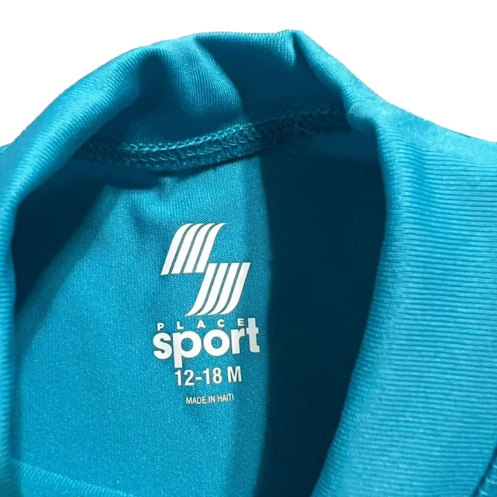 Place Sport 12-18m Bright Blue Swim Rashguard